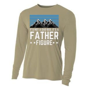 Its Not A Dad Bod Its A Father Figure Fathers Day Gift Cooling Performance Long Sleeve Crew