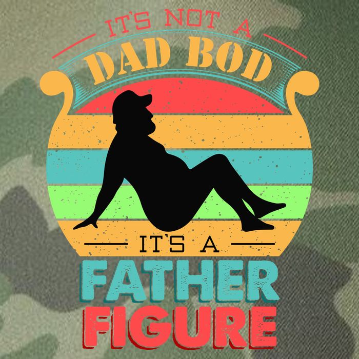 Its Not A Dad Bod Its A Father Figure Funny Fathers Day Legacy Tie Dye Trucker Hat
