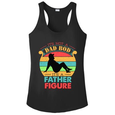 Its Not A Dad Bod Its A Father Figure Funny Fathers Day Ladies PosiCharge Competitor Racerback Tank