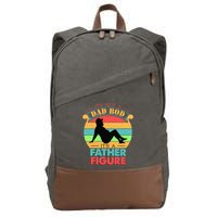 Its Not A Dad Bod Its A Father Figure Funny Fathers Day Cotton Canvas Backpack