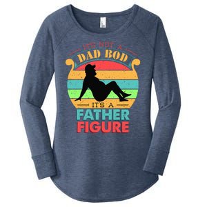 Its Not A Dad Bod Its A Father Figure Funny Fathers Day Women's Perfect Tri Tunic Long Sleeve Shirt