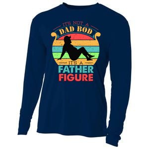 Its Not A Dad Bod Its A Father Figure Funny Fathers Day Cooling Performance Long Sleeve Crew