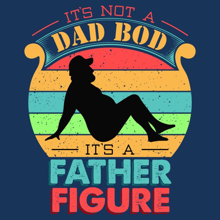 Its Not A Dad Bod Its A Father Figure Funny Fathers Day Tank Top