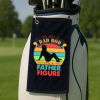 Its Not A Dad Bod Its A Father Figure Funny Fathers Day Golf Towel