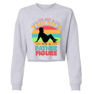 Its Not A Dad Bod Its A Father Figure Funny Fathers Day Cropped Pullover Crew