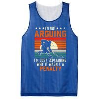 Im Not Arguing Hockey Player Retro Vintage Funny Ice Hockey Gift Mesh Reversible Basketball Jersey Tank