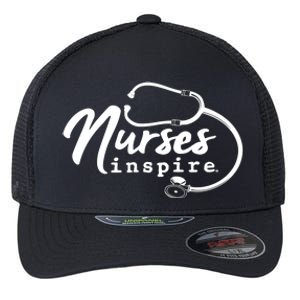 Inspire Nurse Appreciation Rn Health Care Meaningful Gift Flexfit Unipanel Trucker Cap