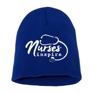 Inspire Nurse Appreciation Rn Health Care Meaningful Gift Short Acrylic Beanie