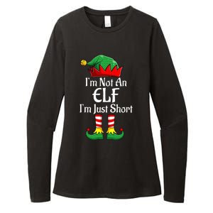 I'm Not An Elf Im Just Short Funny Christmas Matching Family  Womens CVC Long Sleeve Shirt