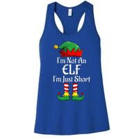 I'm Not An Elf Im Just Short Funny Christmas Matching Family  Women's Racerback Tank