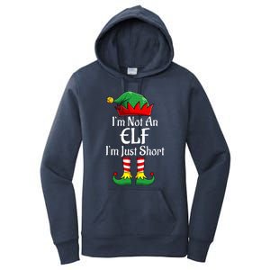 I'm Not An Elf Im Just Short Funny Christmas Matching Family  Women's Pullover Hoodie