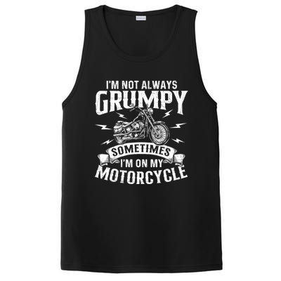 IM Not Always Grumpy Biker Motorcycle Rider Riding Racing PosiCharge Competitor Tank