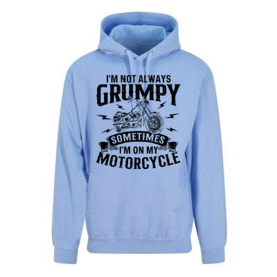 IM Not Always Grumpy Biker Motorcycle Rider Riding Racing Unisex Surf Hoodie