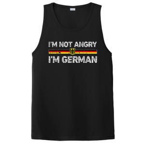 IM Not Angry IM German Germany Flag Funny Humor PosiCharge Competitor Tank