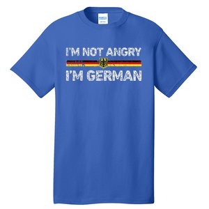 IM Not Angry IM German Germany Flag Funny Humor Tall T-Shirt