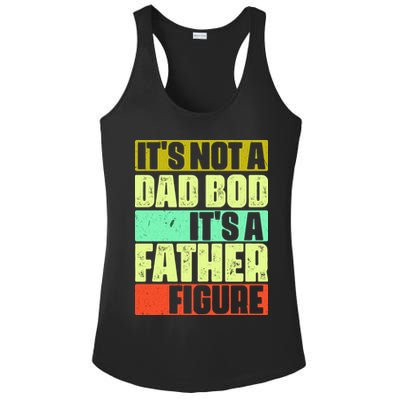 Its Not A Dad Bod Its A Father Figure Funny Vintage Ladies PosiCharge Competitor Racerback Tank