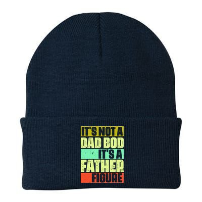 Its Not A Dad Bod Its A Father Figure Funny Vintage Beanie