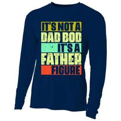 Its Not A Dad Bod Its A Father Figure Funny Vintage Cooling Performance Long Sleeve Crew