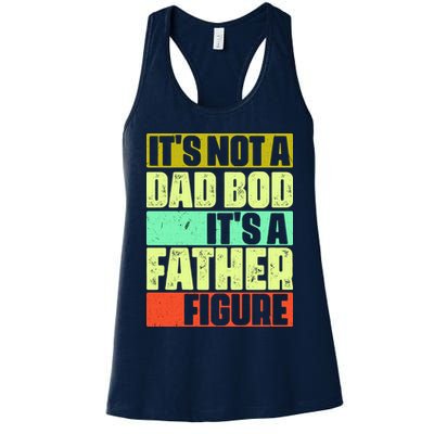 Its Not A Dad Bod Its A Father Figure Funny Vintage Womens Tank Top