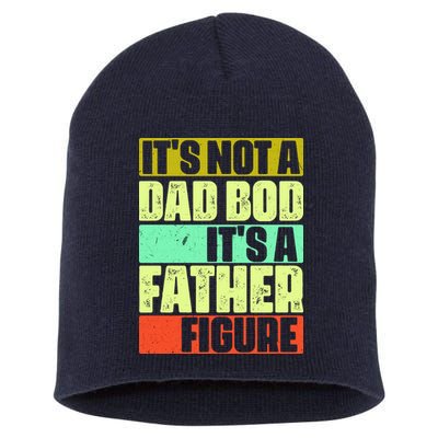 Its Not A Dad Bod Its A Father Figure Funny Vintage Short Acrylic Beanie