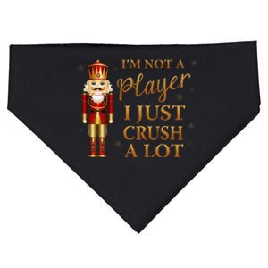 IM Not A Player I Just Crush A Lot Colorful Nutcracker USA-Made Doggie Bandana