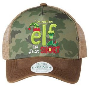 IM Not An Elf Im Just Short Funny Christmas Matching Family Legacy Tie Dye Trucker Hat