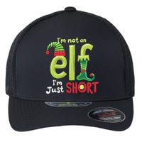 IM Not An Elf Im Just Short Funny Christmas Matching Family Flexfit Unipanel Trucker Cap