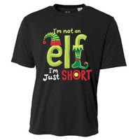 IM Not An Elf Im Just Short Funny Christmas Matching Family Cooling Performance Crew T-Shirt