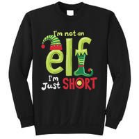 IM Not An Elf Im Just Short Funny Christmas Matching Family Sweatshirt