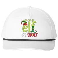 IM Not An Elf Im Just Short Funny Christmas Matching Family Snapback Five-Panel Rope Hat