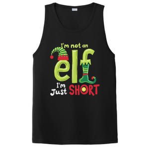 IM Not An Elf Im Just Short Funny Christmas Matching Family PosiCharge Competitor Tank