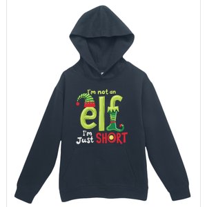 IM Not An Elf Im Just Short Funny Christmas Matching Family Urban Pullover Hoodie