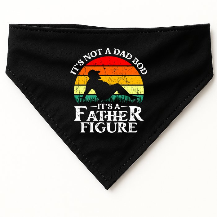 Its Not A Dad Bod Its A Father Figure Funny Sexy USA-Made Doggie Bandana