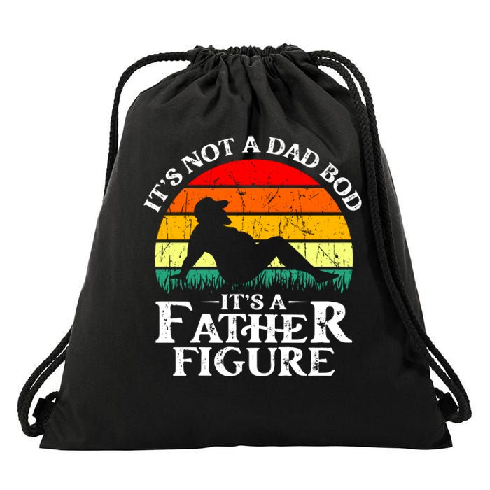 Its Not A Dad Bod Its A Father Figure Funny Sexy Drawstring Bag