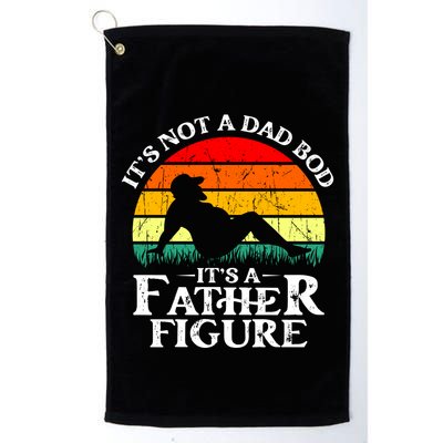 Its Not A Dad Bod Its A Father Figure Funny Sexy Golf Towel