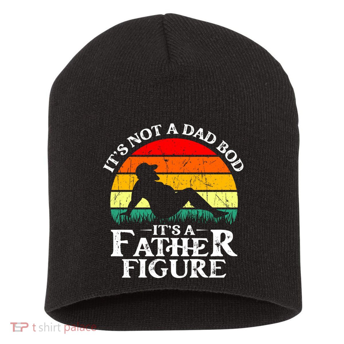 Its Not A Dad Bod Its A Father Figure Funny Sexy Short Acrylic Beanie