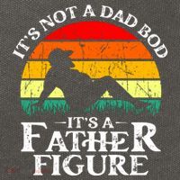 Its Not A Dad Bod Its A Father Figure Funny Sexy Cotton Canvas Backpack