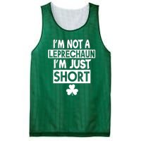 I'm Not A Leprechaun I'm Just Short St Patrick's Day Funny Mesh Reversible Basketball Jersey Tank