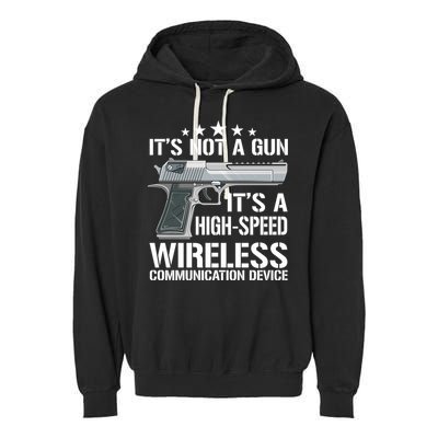 Its Not A Gun Meme Funny Its Not A Gun Gift Garment-Dyed Fleece Hoodie