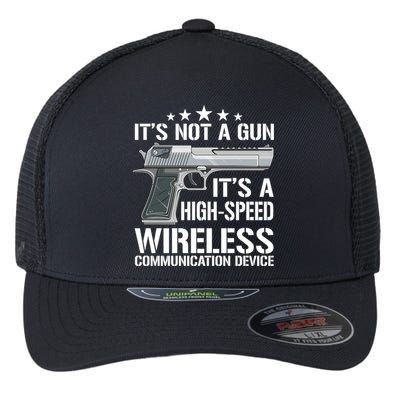 Its Not A Gun Meme Funny Its Not A Gun Gift Flexfit Unipanel Trucker Cap