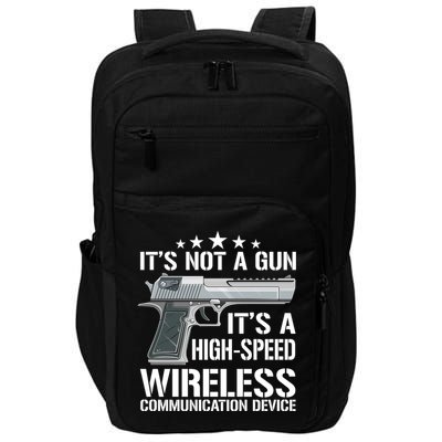 Its Not A Gun Meme Funny Its Not A Gun Gift Impact Tech Backpack