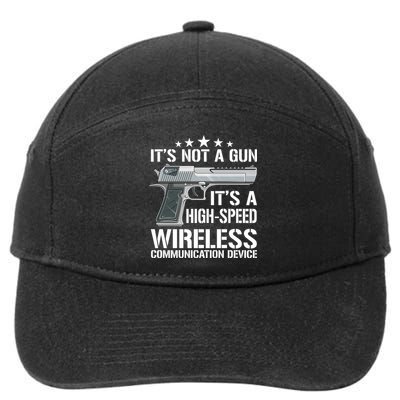 Its Not A Gun Meme Funny Its Not A Gun Gift 7-Panel Snapback Hat