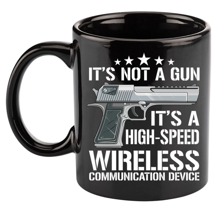 Its Not A Gun Meme Funny Its Not A Gun Gift 11oz C Handle Ceramic Mug