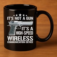 Its Not A Gun Meme Funny Its Not A Gun Gift 11oz C Handle Ceramic Mug