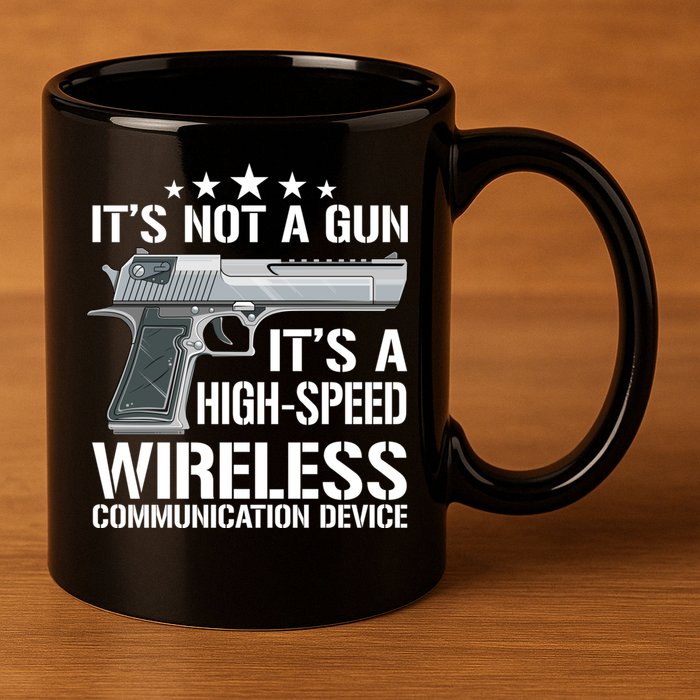Its Not A Gun Meme Funny Its Not A Gun Gift 11oz C Handle Ceramic Mug