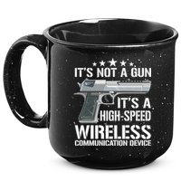 Its Not A Gun Meme Funny Its Not A Gun Gift 15oz Campfire Ceramic Mug