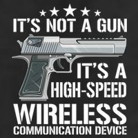 Its Not A Gun Meme Funny Its Not A Gun Gift Large Microfiber Waffle Golf Towel