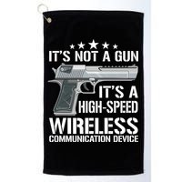 Its Not A Gun Meme Funny Its Not A Gun Gift Golf Towel