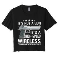 Its Not A Gun Meme Funny Its Not A Gun Gift Crop Top