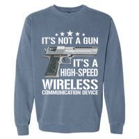 Its Not A Gun Meme Funny Its Not A Gun Gift Garment-Dyed Sweatshirt